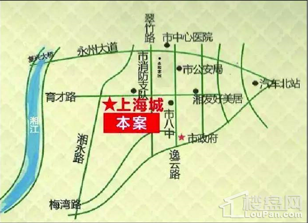 上海城位置图