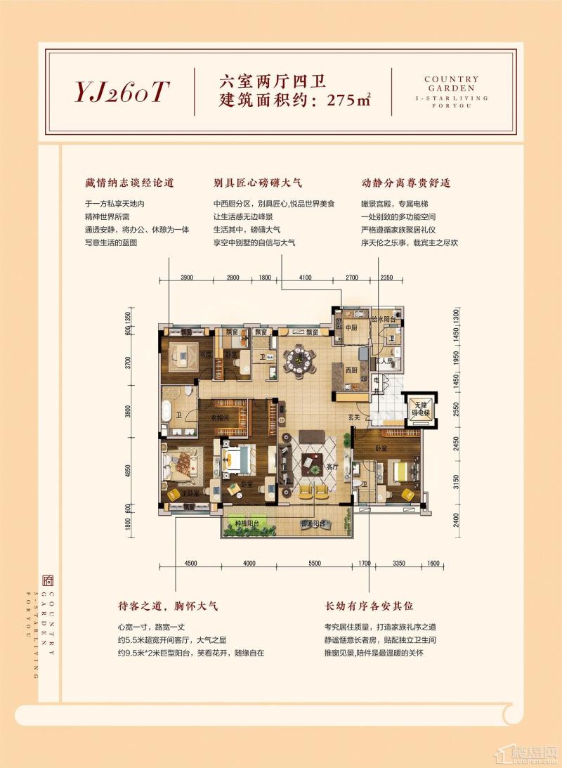 碧桂园·南平府YJ260T户型图