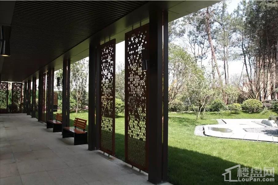 新中式文化长廊实景图