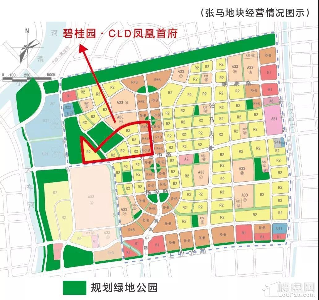 张马片区最新规划图图片