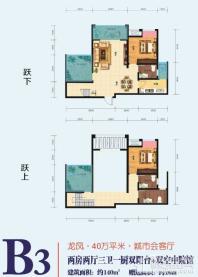 龙山王府井广场B3户型