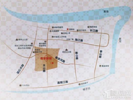奇章新城位置图