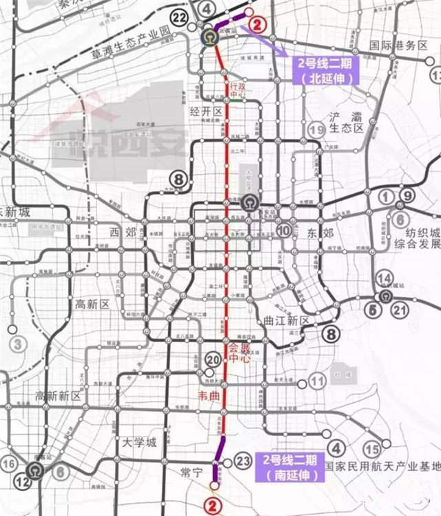 西安地鐵三期規劃:多條線路確定上報,7號線取消!