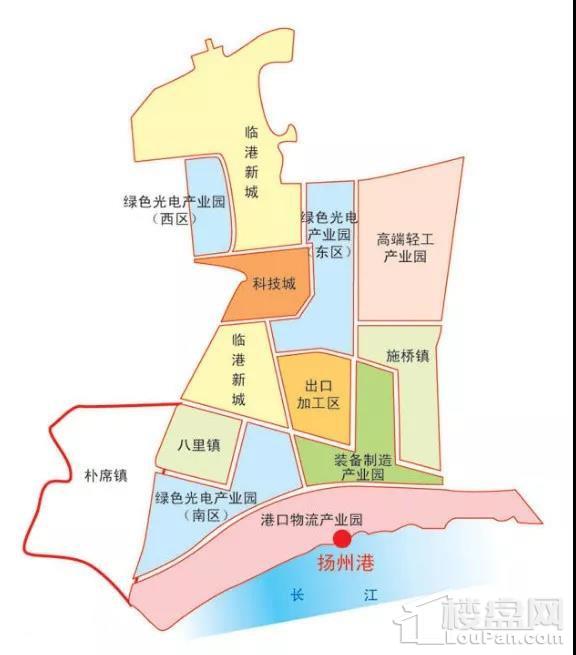 扬州经济开发区规划图