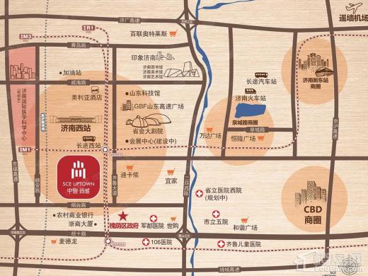 中骏尚城位置图