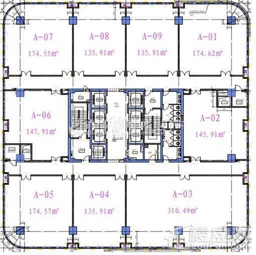 中德科技园办公户型图