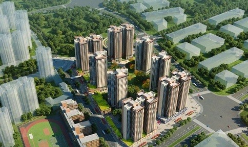 ​珠江花城在售四期住宅，建筑面积为77-140㎡全新三至五房户型