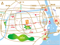 富元中润广场区位交通图