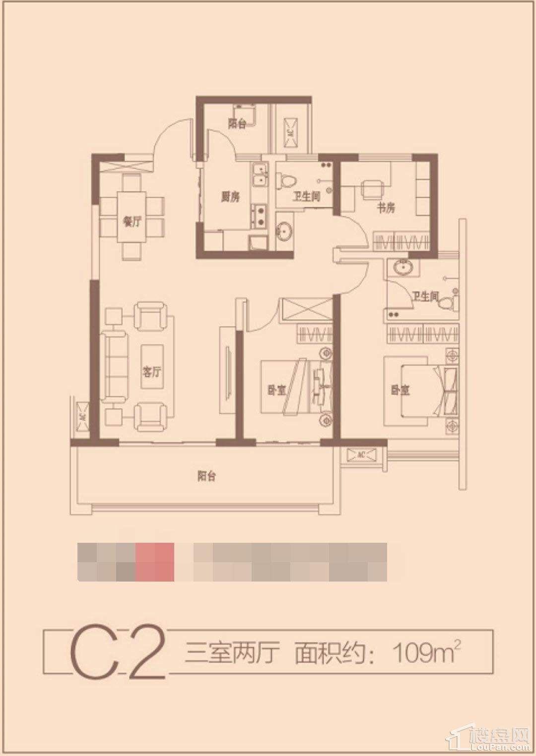 牡丹江德远天玺户型图图片