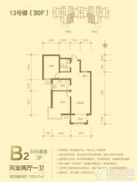 13号楼30F B2户型