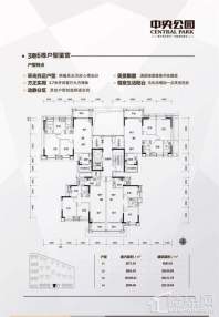 保利国际广场户型图 3期6栋