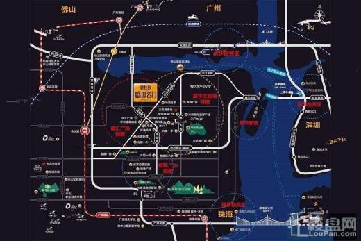 碧桂园·盛世名门位置图