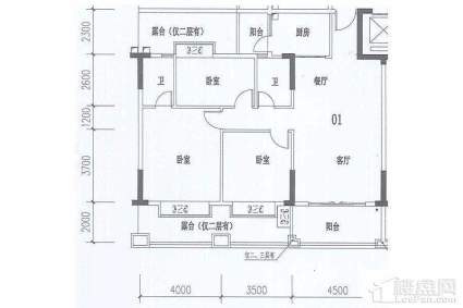 64栋01、04户型