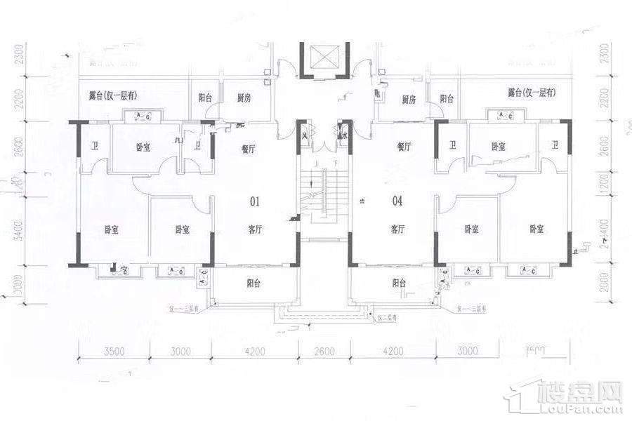 78幢01、04户型
