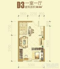 昆明世纪阳光D3户型