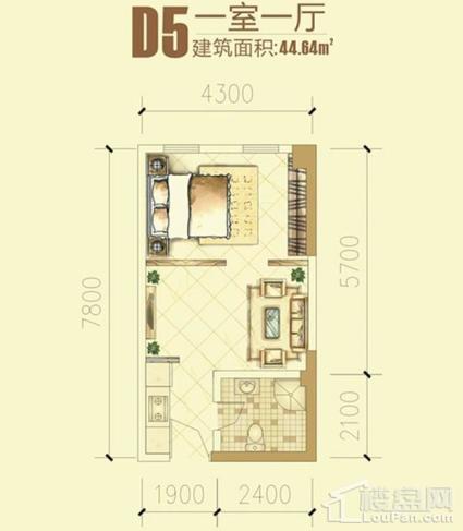 昆明世纪阳光D5户型