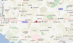 青岛财富中心区位交通图