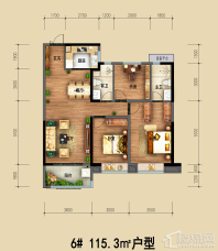 6#115.3户型