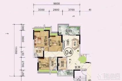 3期1幢04户型