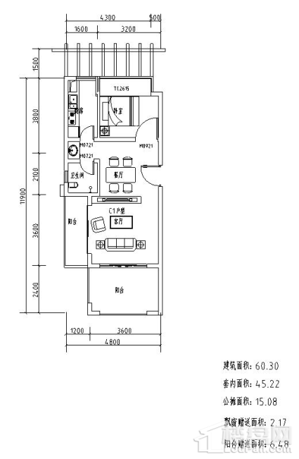 C1户型