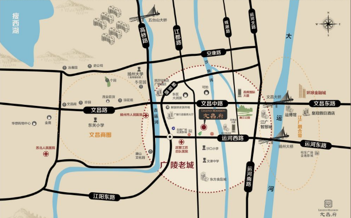 文昌府·美莱国际位置图