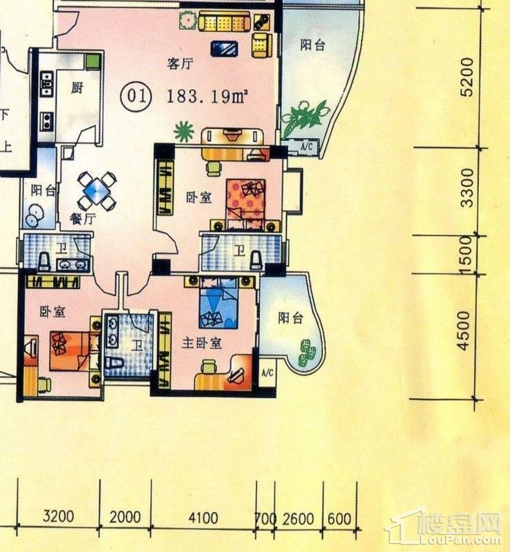 21幢标准层04户型 