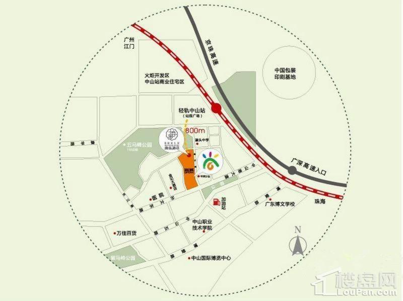 尚城三期高清区位交通图