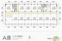 南宁国际旅游中心A座6-10F平面图