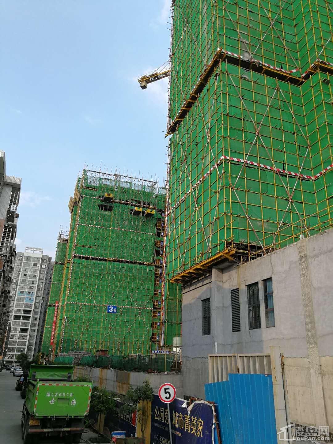 鸿涛名邸8月工程实景