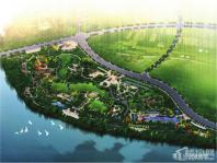 滨江公园（效果图），紧邻项目