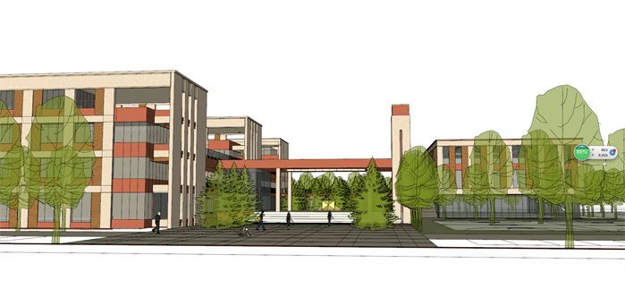 保定复兴路小学预计2018年8月投入使用