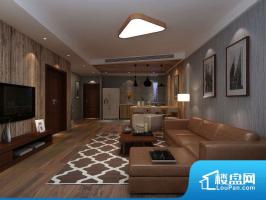 118平米二居室中式风格装修实景图 简约原木质感!