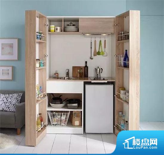 藏式厨房设计效果图